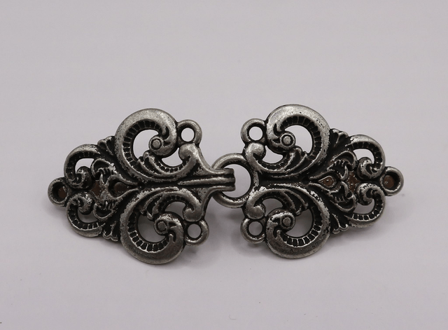 Vestclip elegant klein, Groot, Zilver & Goud