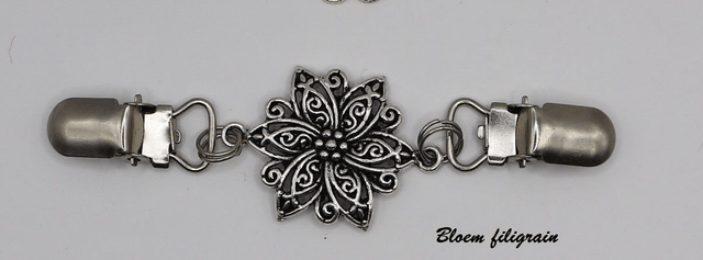 Vestclip bloemen