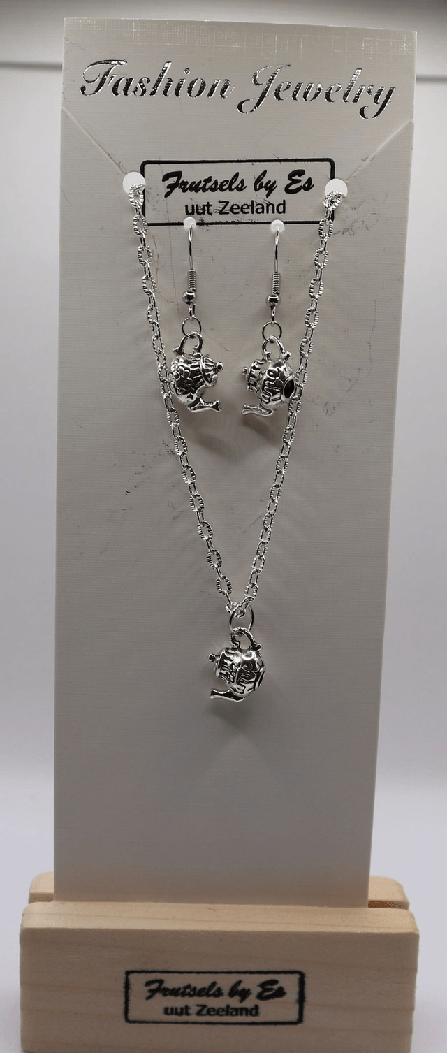 Ketting & oorbellen Teatime
