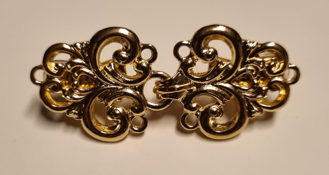 Vestclip elegant klein, Groot, Zilver & Goud