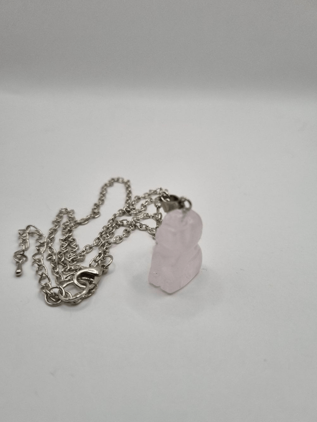 Ketting hanger poes, hond of dolfijn van Edelsteen