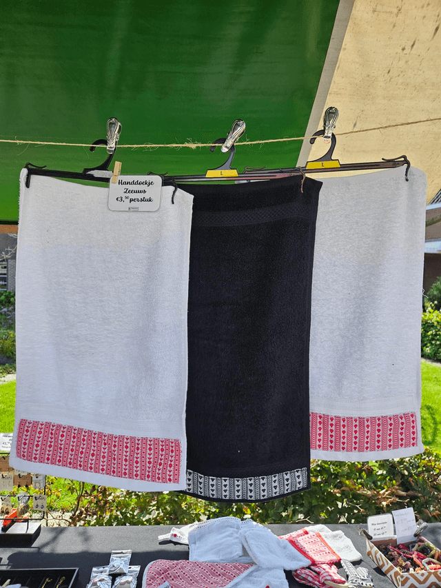 Handdoek met Zeeuws randje