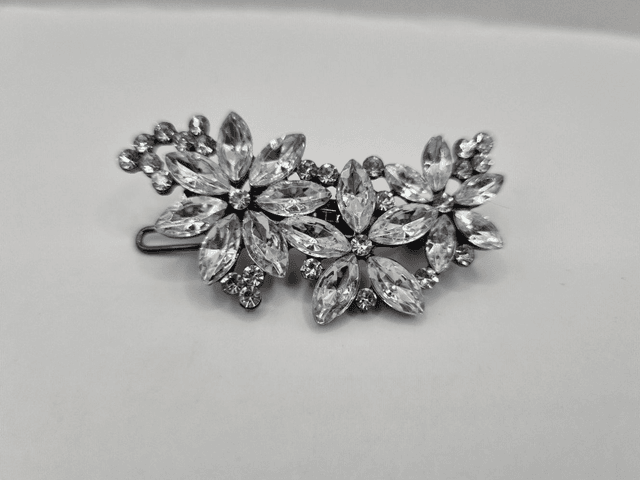 Haarspeld strass bloem